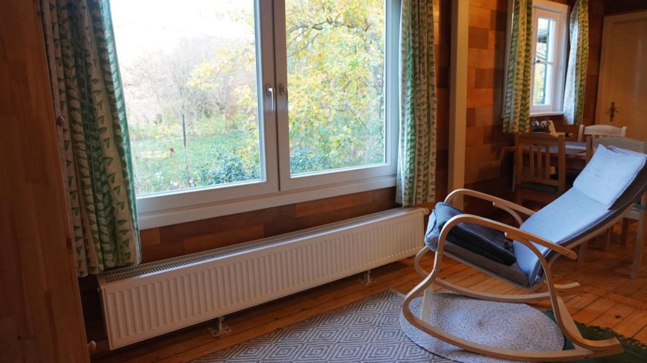 شقة Huette Mit Herz Im Harz Meisdorf المظهر الخارجي الصورة